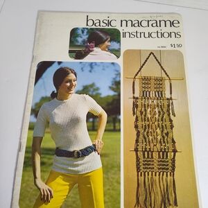 Basic Macrame Instructions Booklet